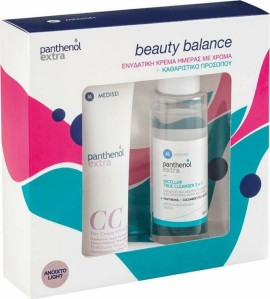 Panthenol Extra Beauty Balance CC Day Cream SPF15 Light 50 ml & Micellar Cleanser 3 in 1 100 ml