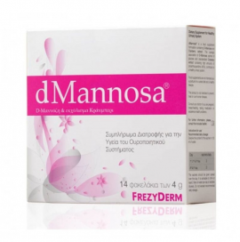 Frezyderm dMannosa D-Μαννόζη & Εκχύλισμα Κράνμπερι 14 φακελάκια x 4 g