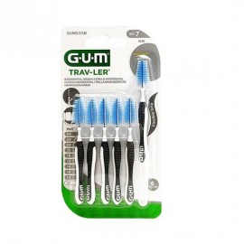 GUM Trav-Ler Antibacterial 1619 2.6 mm 6 brushes