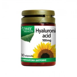 Power Health Hyaluronic Acid 100mg Υαλουρονικό Οξύ 30Caps