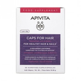 Apivita Caps For Hair Hippophae, Zinc & Biotin 30 κάψουλες