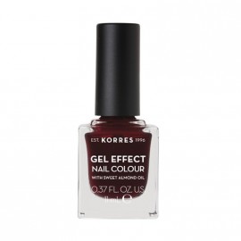 Korres Βερνίκι Νυχιών Gel Effect Nail Colour No57 Burgundy Red 11ml