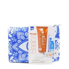 Intermed Promo Luxurious Sun Silk Cover Face Cream Bronze SPF50 75 ml & Luxurious Suncare Hydrating Antioxidant Spray Mist 50 ml & Luxurious Protective and Hydrating Lip Balm SPF30 15 ml