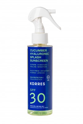 Korres Cucumber Hyaluronic Splash Sunscreen SPF30 Spray 150 ml