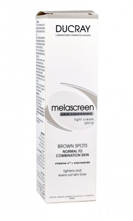 Ducray Melascreen Skin Lightening Light Cream Αντηλιακό Προσώπου SPF15 40ml