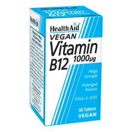Health Aid Vitamin B12 1000 µg vegan 50 tabs