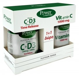 Power Health Promo Classics Platinum Range Vitamin C+D3 1000mg 30 ταμπλέτες & Vitamin C 1000mg 20 ταμπλέτες
