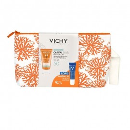 Vichy Pouch Capital Soleil Dry Touch Spf50 50 ml & Mineral 89 Probiotic 10ml