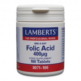 Lamberts Folic Acid 400 μg 100 tabs