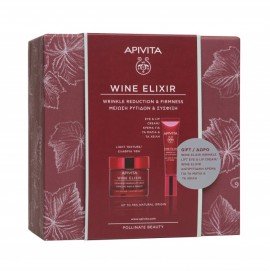 Apivita Promo Wine Elixir Wrinkle & Firmness Light Texture Cream 50 ml + Δώρο Wrinkle Lift Eye & Lip Cream 15 ml