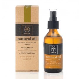 Apivita Natural oil Βιολογικό μείγμα ελαίων για Μασάζ olive, jojoba & almond 100 ml
