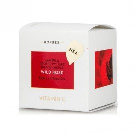 Korres Wild Rose Άγριο Τριαντάφυλλο Λάμψη & Ενυδάτωση Κρέμα Ημέρας Για Ξηρές Επιδερμίδες 40 ml