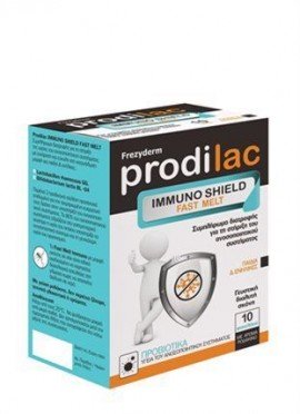 Frezyderm Prodilac Immuno Shield Fast Melt 10 sachets peach flavour