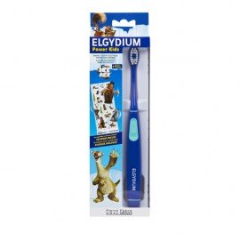 Elgydium Power Kids Ice Age Toothbrush Blue Ηλεκτρική Οδοντόβουρτσα Για Παιδιά