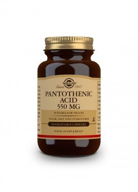 Solgar Pantothenic Acid 550 mg 50 veg.caps