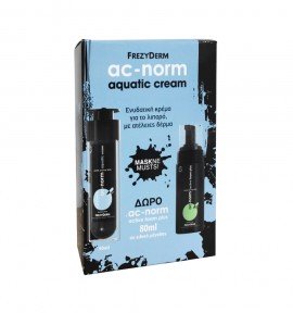 Frezyderm Ac- norm Aquatic Cream 50ml & Δώρο Ac-norm Active Foam Plus 80ml