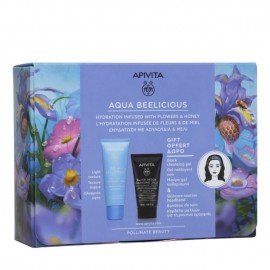 Apivita Promo Aqua Beelicious Light Texture 40 ml & Δώρο Μαύρο Gel Καθαρισμού 50 ml + Κορδέλα Μαλλιών
