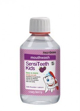 Frezyderm SensiTeeth Kids Mouth Wash - Φθοριούχο Στοματικό Διάλυμα για Παιδιά 250ml