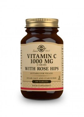 Solgar Vitamin C with Rose Hips 1000 mg 100 tabs