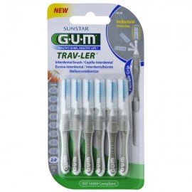 GUM Trav-Ler Interdental 2.0 mm 6 brushes