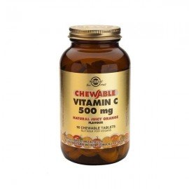 Solgar Vitamin C 500 mg chewable Juicy Orange flavor 90 tabs