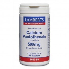 Lamberts Calcium Pantothenate (B5) Time Release 500 mg 60 tabs