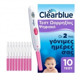 Clearblue Ψηφιακό Τεστ Ωορρηξίας 10 tests