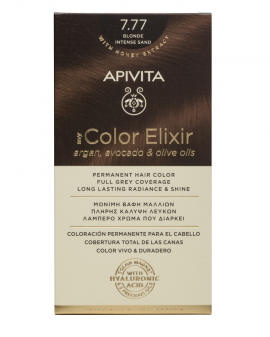 Apivita My Color Elixir Βαφή Μαλλιών 7.77 Ξανθό Έντονο Μπεζ