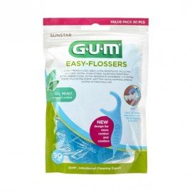 Gum Easy Flossers Cool Mint 90 pcs