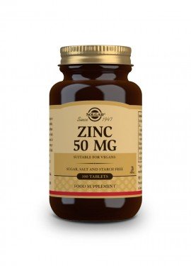 Solgar Zinc Gluconate 50 mg 100 tabs