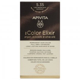 Apivita My Color Elixir Βαφή Μαλλιών 5.35 Ξανθό Ανοιχτό Μελί Μαονί