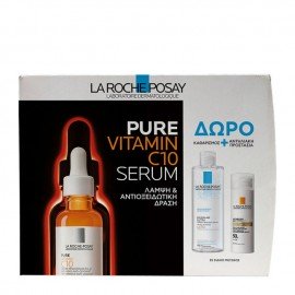 La Roche Posay Promo Pure Vitamin C10 30ml, Εau Micellaire 10ml & Anthelios Age Correct 3ml