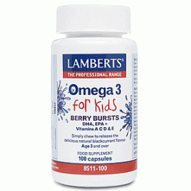Lamberts Omega 3 for Kids Berry Bursts 100 caps