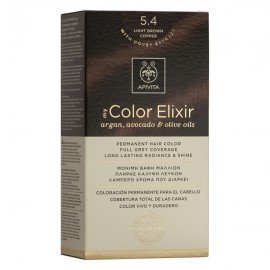 Apivita My Color Elixir Βαφή Μαλλιών 5.4 Καστανό Ανοιχτό Χάλκινο