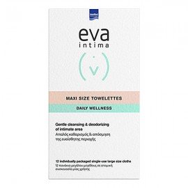 Intermed Eva Intima Daily Wellness Maxi Size Towelettes 12 pcs