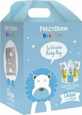 Frezyderm Welcome Baby Boy Set: Baby Shampoo 300ml, Baby Cream 2x175ml & Κουβέρτα Αγκαλιάς
