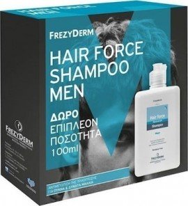 Frezyderm Promo Hair Force Shampoo Men, 200ml & Δώρο Eπιπλέον 100ml
