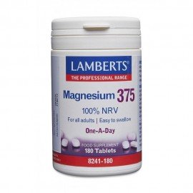 Lamberts Magnesium 375mg, 180tabs