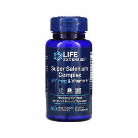 Life Extension Super Selenium Complex 200 mcg & Vitamin E 100 caps