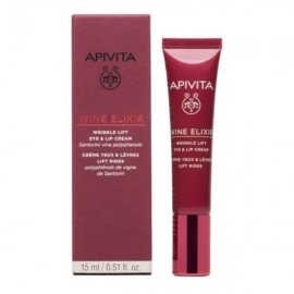 Apivita Wine Elixir Αντιρυτιδική Κρέμα Lifting για τα Μάτια & τα Χείλη 15ml