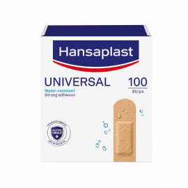 Hansaplast Family Pack Universal Water Resistant Ανθεκτικά στο Νερό (1,9 cm X 7,2 cm) 100 τμχ