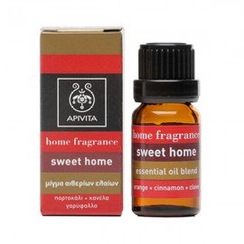 Apivita Home fragrance Sweet home μίγμα αιθερίων ελαίων 10 ml