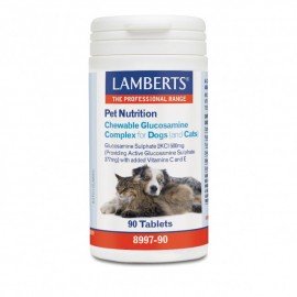 Lamberts Pet Nutrition Chewable Glucosamine Complex for Dogs and Cats 90 tabs