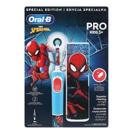 Oral-B Spider-Man Παιδική Ηλεκτρική Οδοντόβουρτσα με Θήκη Ταξιδίου για Παιδιά Ηλικίας 3+