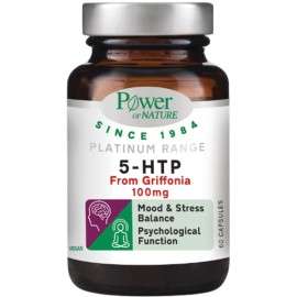 Power of Nature Platinum Range 5-HTP από Griffonia 100mg 60 Κάψουλες
