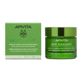Apivita Bee Radiant Κρέμα για Σημάδια Γήρανσης & Ξεκούραστη Όψη Πλούσιας Υφής 50 ml