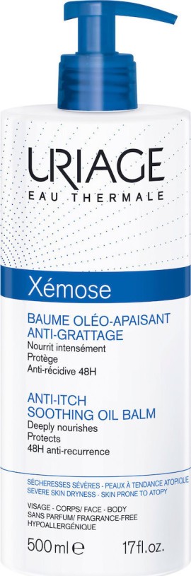 Uriage Xemose Anti-Itch Soothing Oil Balm 500 ml