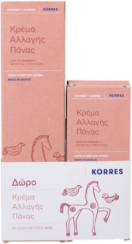 Korres Coconut & Almond Nappy Change Cream Κρέμα Αλλαγής Πάνας 150 ml + Δώρο Nappy Change Cream Κρέμα Αλλαγής Πάνας 40 ml