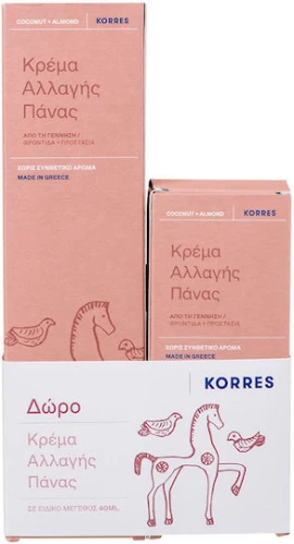 Korres Coconut & Almond Nappy Change Cream Κρέμα Αλλαγής Πάνας 150 ml + Δώρο Nappy Change Cream Κρέμα Αλλαγής Πάνας 40 ml