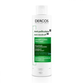 Vichy Dercos Anti Dandruff Shampoo Greasy Hair Αντιπιτυριδικό Σαμπουάν Για Λιπαρά Μαλλιά 200ml